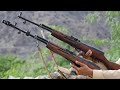 Basic differencescomparision  between single screw and double screw russian sks rifles