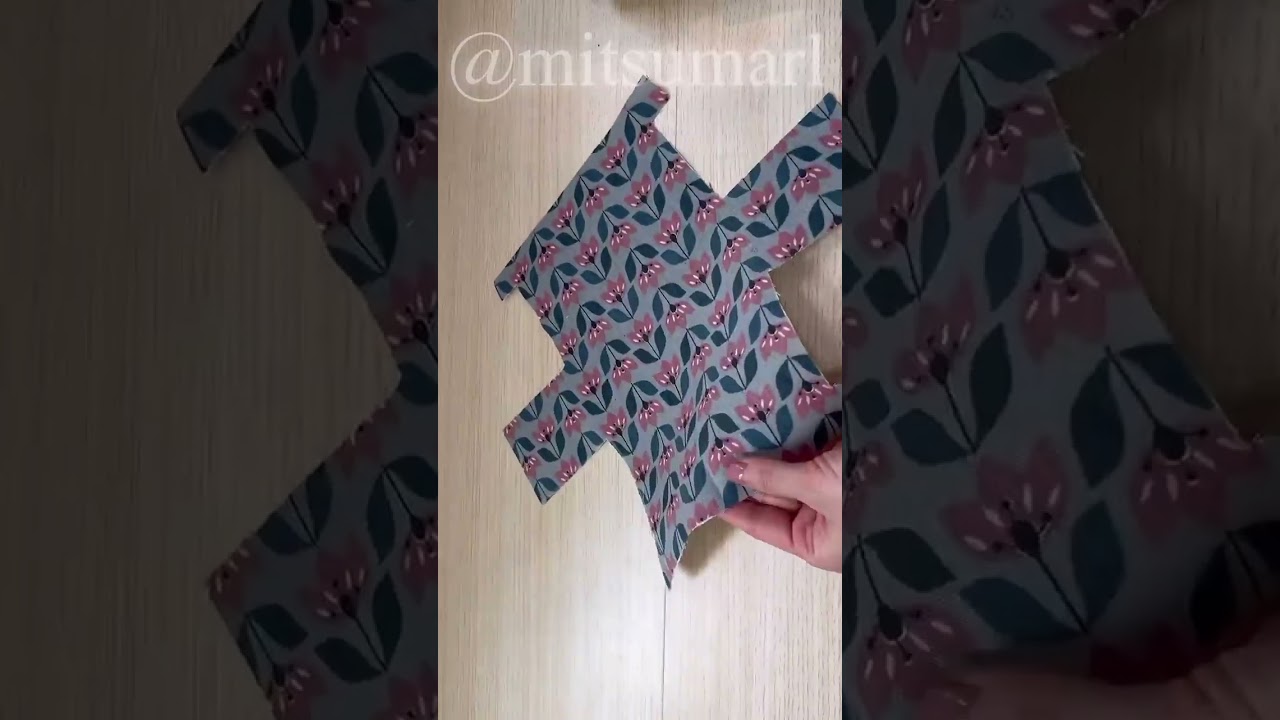どうやって作ってるの?🎀#sewing #ハンドメイド #sewingtutorial #100均 #handmade #ポーチ#shorts #short #diy