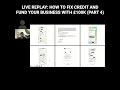 HOW TO FIX CREDIT AND FUND YOUR BUSINESS WITH £100K