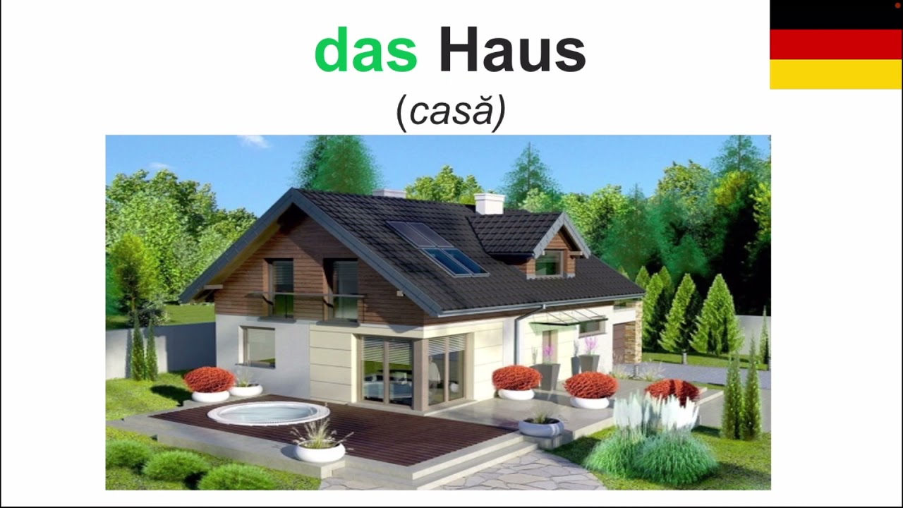 🇩🇪Mein Haus.🏡Casa mea. ‼️Top cele mai #importante cuvinte despre casă și gospodărie! 🙀