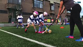 Hurling/camogie drills and skills for children.