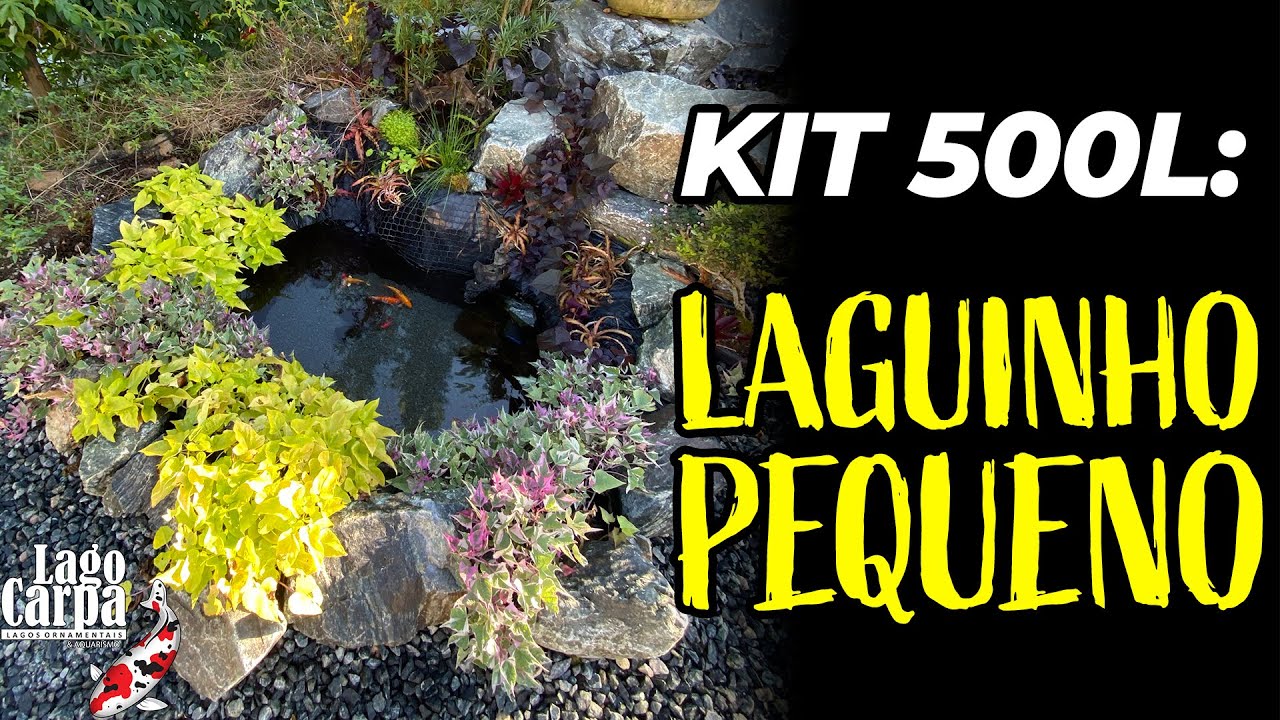 KIT 500 LITROS: O melhor (e menor) laguinho de jardim!