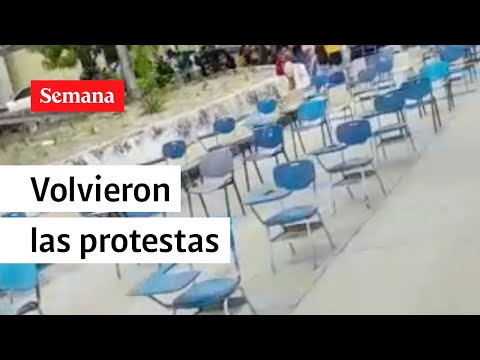 Estudiantes De Universidad Publica De Atlántico Protestan Por Malas Condiciones En Las Aulas