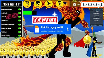 Stick War Legacy Mod Menu - V2025.1.196 Unlimited Everything & Get All!