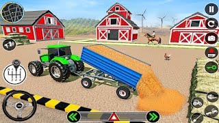 Real Tractor Simulator 2026 – Farming Tractor Driving Game – Android Gameplay screenshot 1