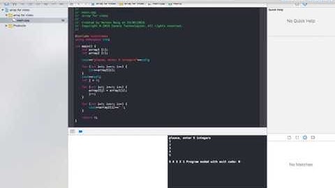 Copying an Array in reverse order in another Array in C++