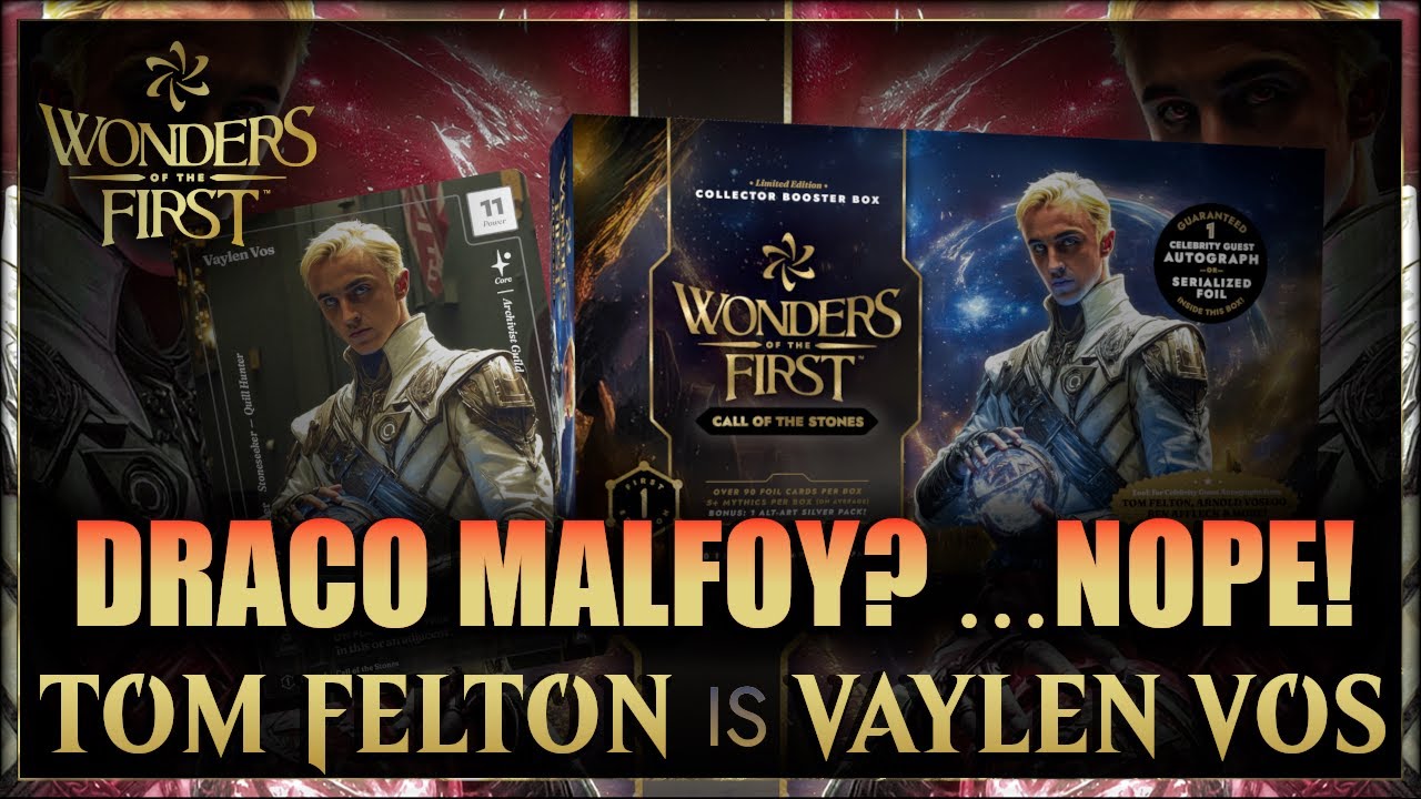 Драко Малфой⁉️ТОМ ФЕЛТОН в роли «Вейлена Воса» в «Чудесах Первого»‼️ Представлена ​​новая карта «...