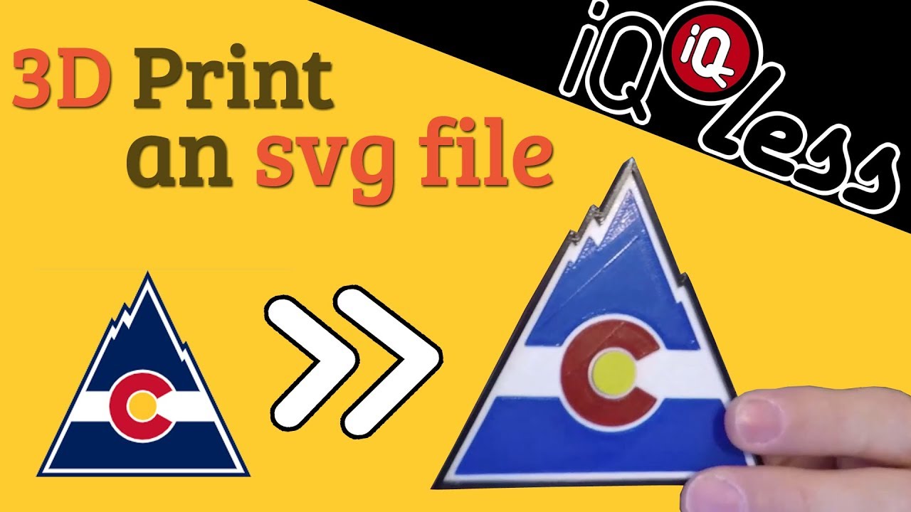 Download 3d Print An Svg File Youtube