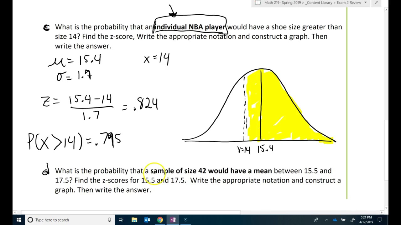 Central Limit Theorem and Sampling Distribution for the Mean - YouTube