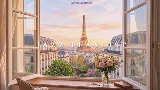 Velvet Evening Paris 🗼 Soft Jazz Playlist | Music for Reading &amp; Relaxation