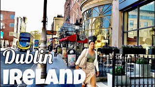 Dublin Ireland April 2022| Stephen’s green walking tour | 4K Dublin City Centre | iwalk tours