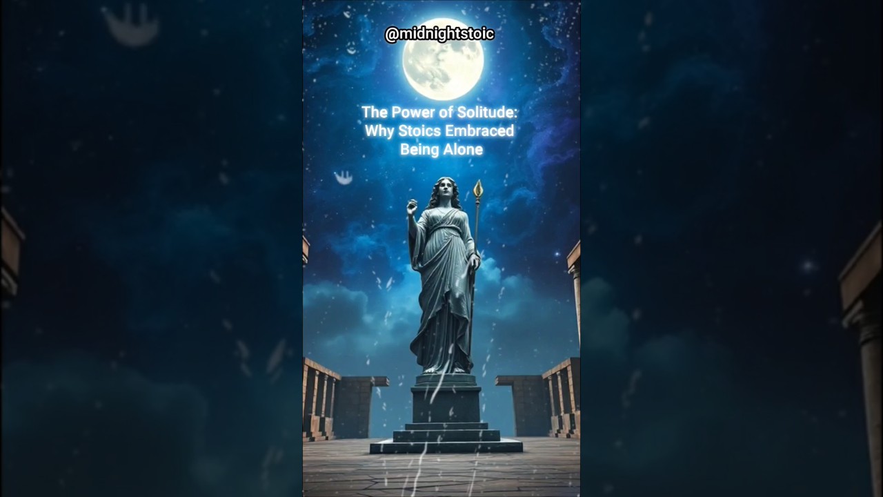 The power of solitude | A stoic lesson #stoicism #ambient #stoicweek #mentalmaintenance