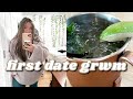 Get Ready With Me For A Date With A Boy First Date Grwm