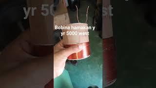 así quedó está bobina de 4 pulgadas