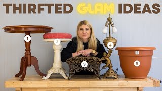 5 Thrifted to Glam DIY Ideas