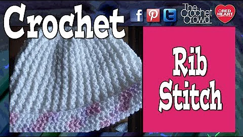 Learn the Crochet Rib Stitch for Beginners