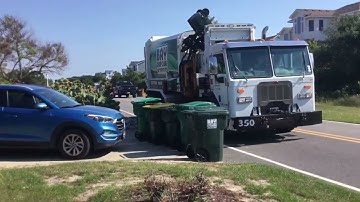 Bay disposal and recycling Mack Leu labrie automizer on heavy trash