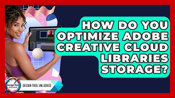 How Do You Optimize Adobe Creative Cloud Libraries Storage? - Design Tool Unlocked