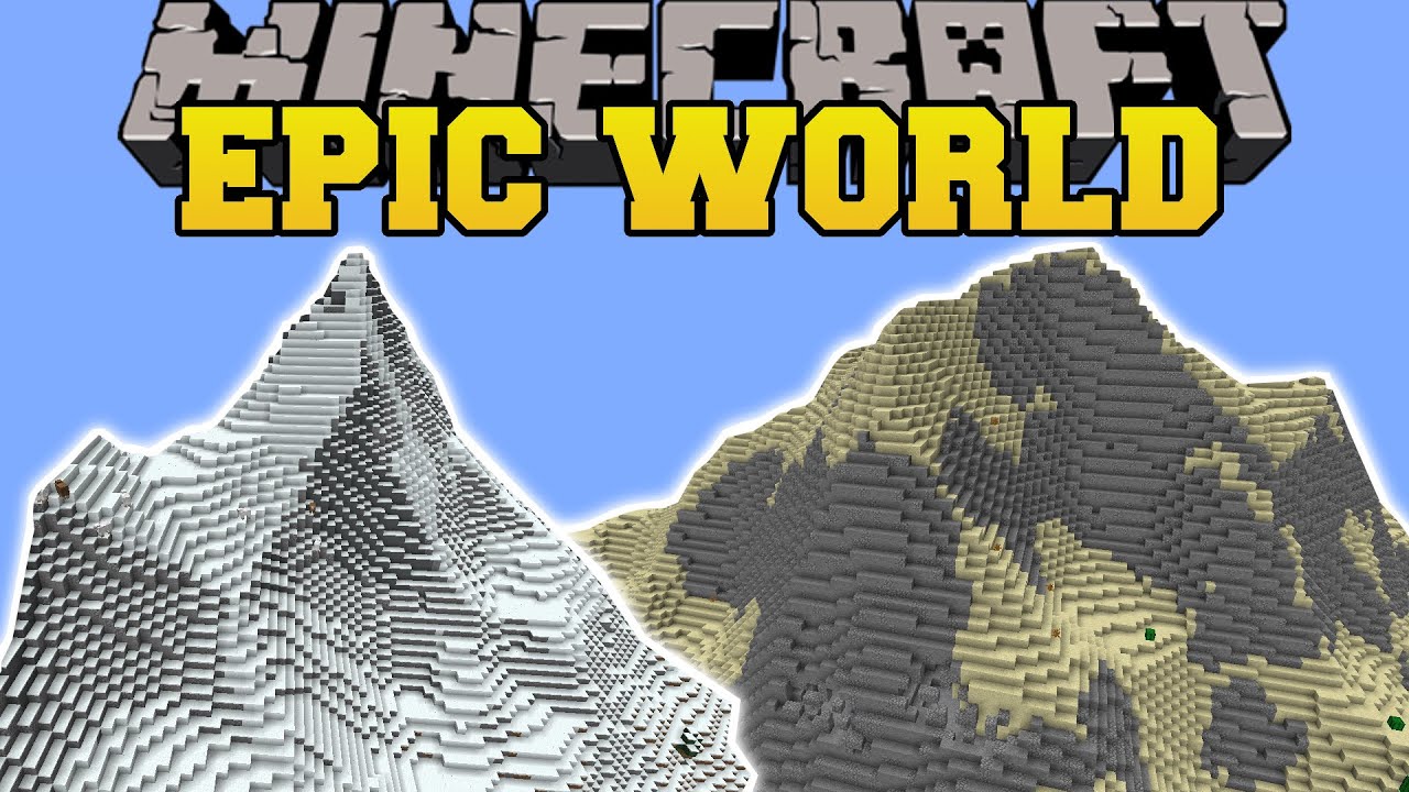 Minecraft Epic World Mod Make Your World Look Awesome Mod Showcase Youtube