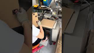 automatic picture frame MDF easel backs making machine, #pictureframes #photoframe mdf backboard