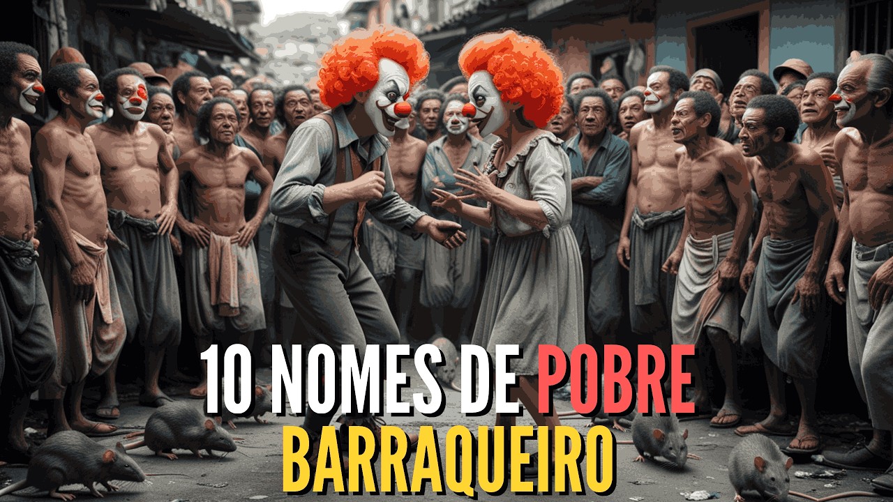 10 NOMES DOS POBRES BARRAQUEIROS NO BOSTIL