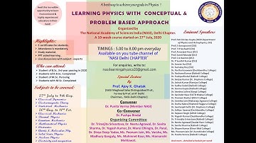 Day-11 (Stat Mech-SK) part 3 Learning Physics with conceptual and problem based approach.