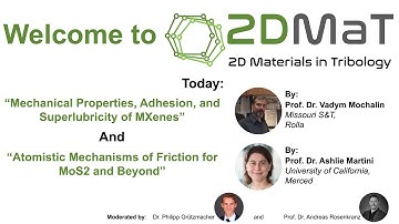 2DMaT #2 Vadym Mochalin about MXenes and Ashlie Martini about MoS2 and beyond