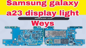 Samsung galaxy a23 display light problem solution/ display light Weys @techmobile007