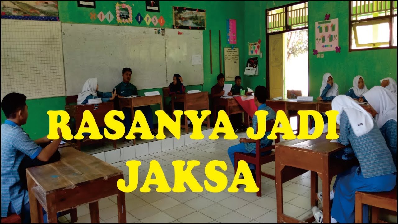 SIMULASI SIDANG PERADILAN PIDANA SEMU I SMA NEGERI 1 ADIPALA CILACAP