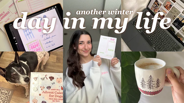 a day in my life! working from home, running my biz, winter coffee, realistic | vlogmas day 16