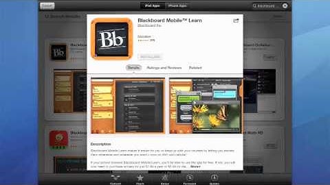 How to download BlackBoard Mobile Learn