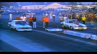 Video thumbnail of "Almost Every Pro Stock Final From the NHRA Winternationals in the 1980s"