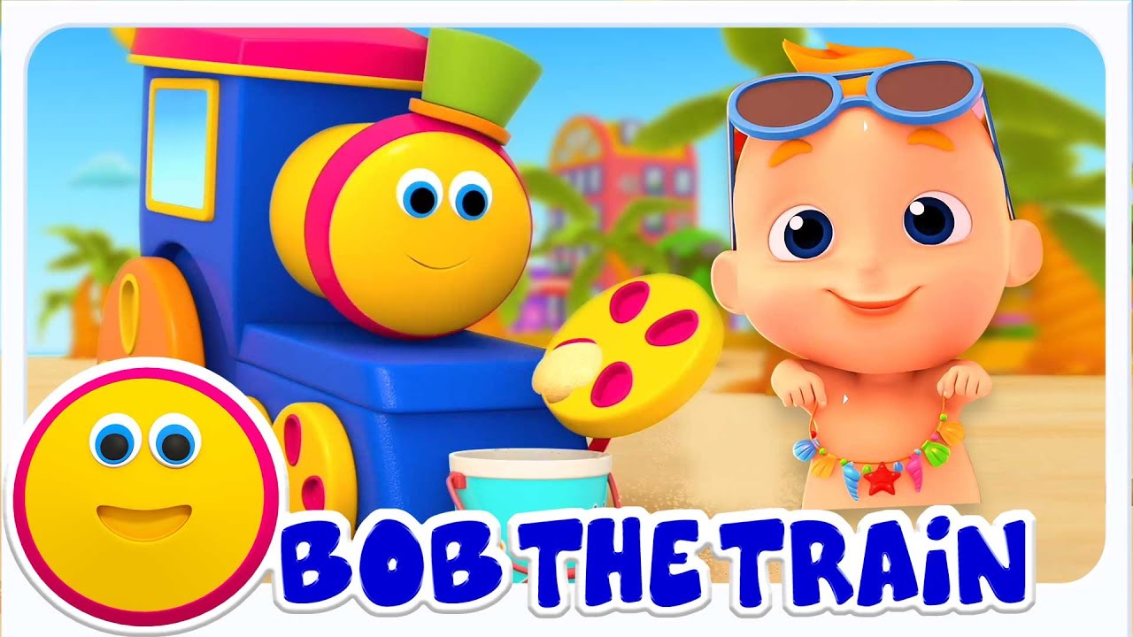 Боб Отиде На Плажа Видео + Още Предучилищни Рими За Бебета - Bob The Train