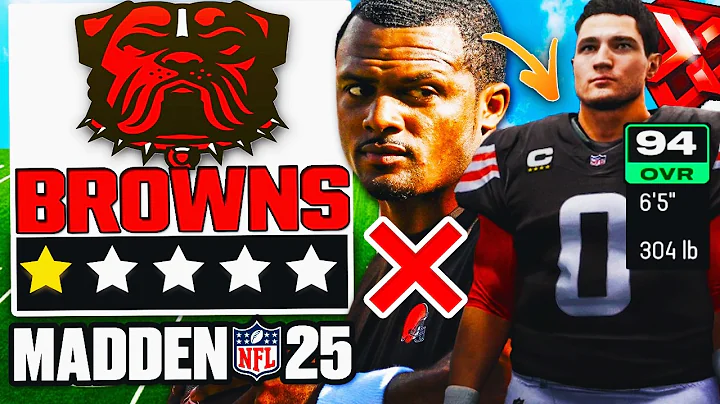 Rebuilding the Cleveland Browns with a 300lbs FREAK QB! | Madden 25 Franchise