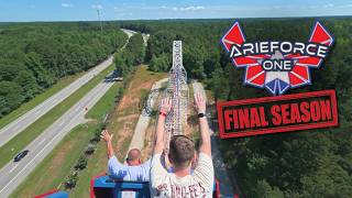 ArieForce One Final Rides! 😭 Front & Back Row POV | Fun Spot America Atlanta