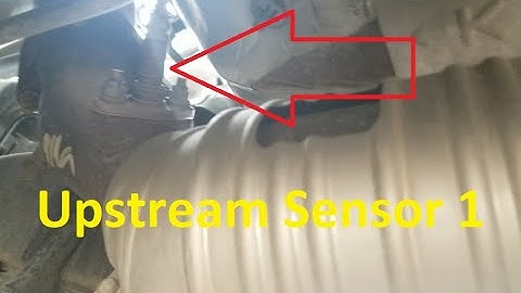2000-2004 Toyota Tacoma A/F Oxygen Sensor Location Upstream Sensor 1 and Downstream Sensor 2