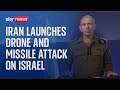 Iran says it has launched drones and cruise missiles at Israel