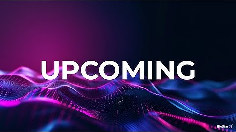 BioStar X Launching next week at #SGPP 2025