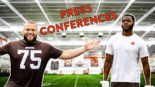 Amari Cooper and Joel Bitonio Press Conference | Cleveland Browns