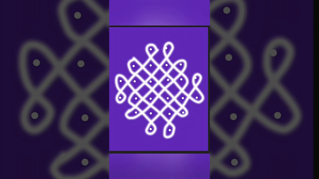 Muggulu....Today new rangoli design Beautiful kolam design with dots....SIMPLE UNIQUE KOLAM DESIGN