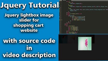 Class 7 | Jquery Lightbox | Jquery Tutorial | Best Jquery Tuts | Custom Lightbox Slider | Lightbox