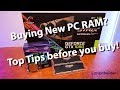 Computer RAM Explained - 6 Top Tips in 6 minutes!!  - Gaming PC