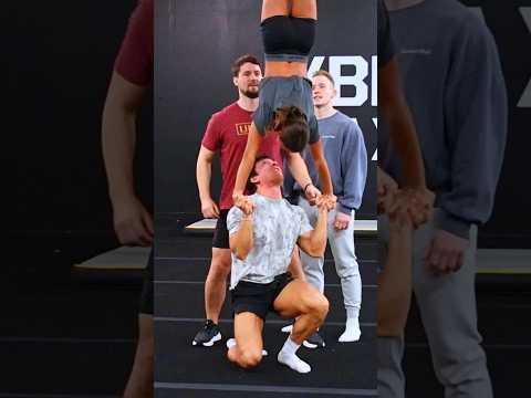 About time 😂 #cheer #stunt #shorts