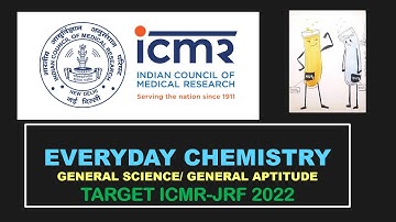 EVERYDAY CHEMISTRY| ACIDS AND THEIR USES| ICMR JRF 2022| PART-A| LIFE-SCIENCES| SOCIAL SCIENCES