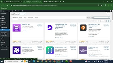 How to install a plugin in a divi wordpress website