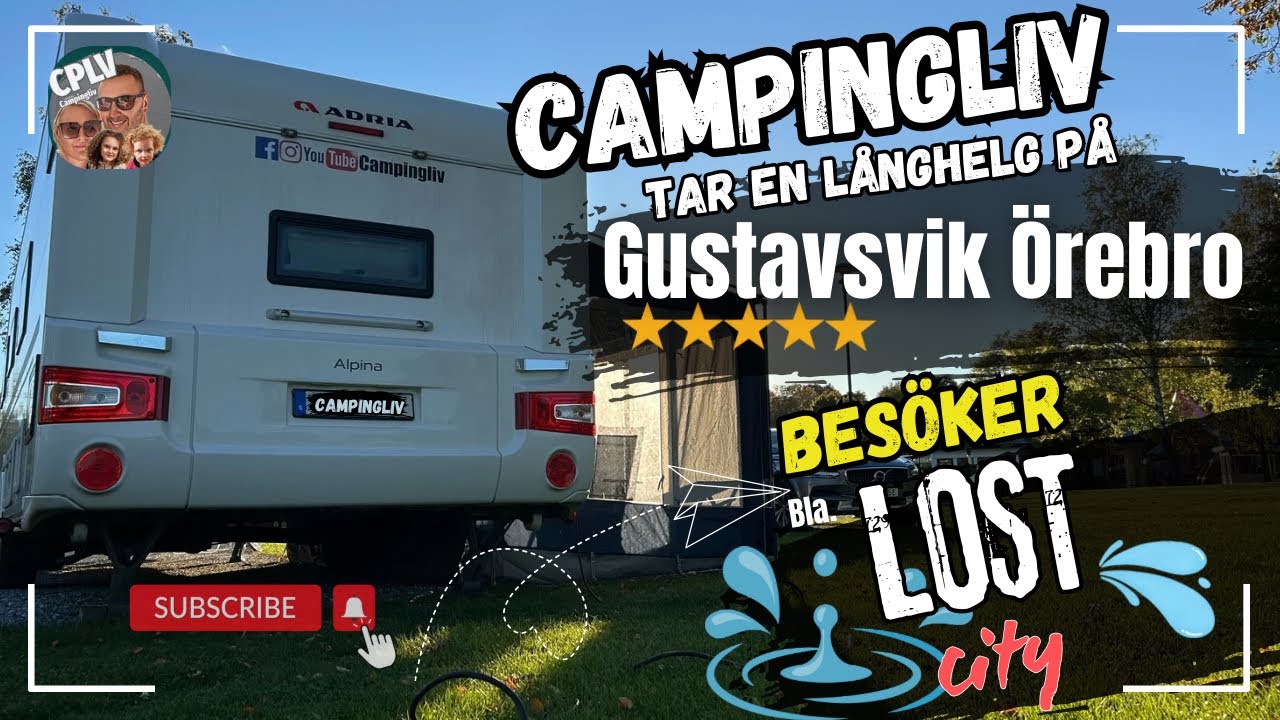 Häng med till Gustavsvik Örebro. Vi besöker Lost City och Wadköping.