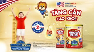 NUTRICARE COLOS24H GROW PLUS | BÉ TĂNG CÂN CAO KHỎE