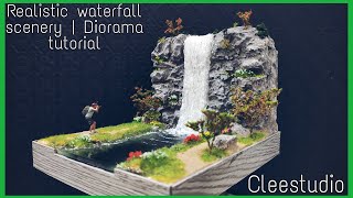Celebrity Realistic waterfall scenery | Diorama tutorial Profile