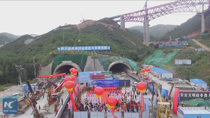A new Guinness record! World's longest spiral highway tunnel in N. China