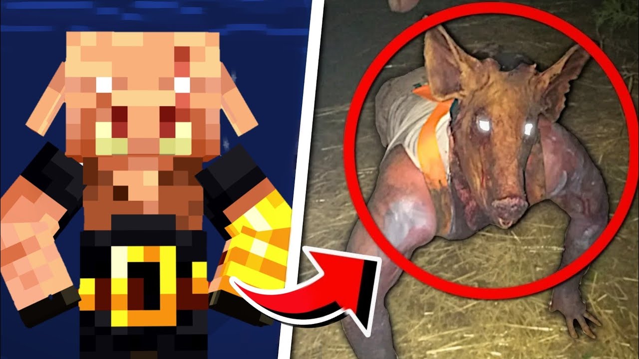 Minecraft Mobs THAT CAUGHT ON CAMERA 📷 | Minecraft Real Life Mobs - YouTube